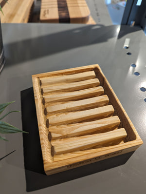 
                  
                    104-006 Wooden soap dish “D-Coulé” - NEW
                  
                