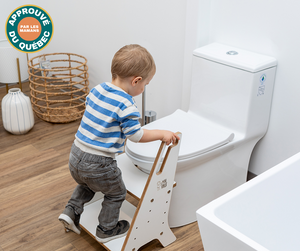 
                  
                    Le Mini Propre - Banc de toilettes évolutif en bois pour enfants
                  
                