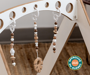 
                  
                    Wooden gym for babies - Le Mini Sportif
                  
                