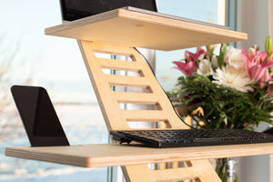 
                  
                    bureau de travail debout, standing desk, bureau ergonomique
                  
                