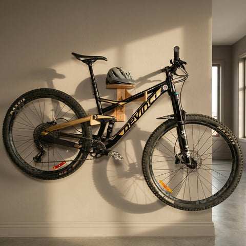 support mural vertical pour fixer un velo de tout genre avec des bras ajustables