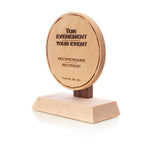 Trophée trois pièces en bois