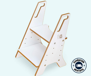 
                  
                    Le Mini Propre - Adjustable wooden toilet bench for children
                  
                